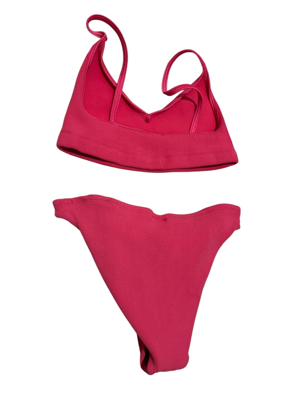 Hunza G Raspberry Pink Virginia Bikini Set OS - Picture 4 of 5